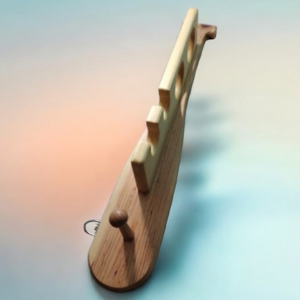 Wooden Baseball Wall-Mounted
